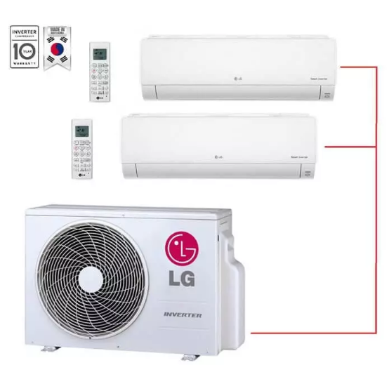 Кондиционер LG MU2M15.UL4R0/2хPM07SP.NSJR0