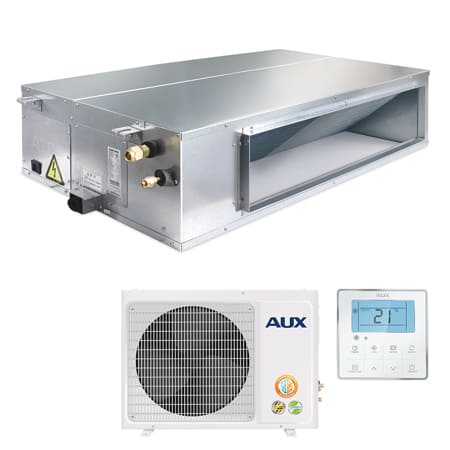 Канальная сплит-система AUX ALMD-H60/5DR2 + AL-H60/5DR2(U), серебристый