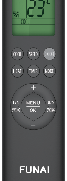 ИК пульт для полупромышленных сплит-систем DRAGON и мульти-сплит систем ORIGAMI KODO RC-01