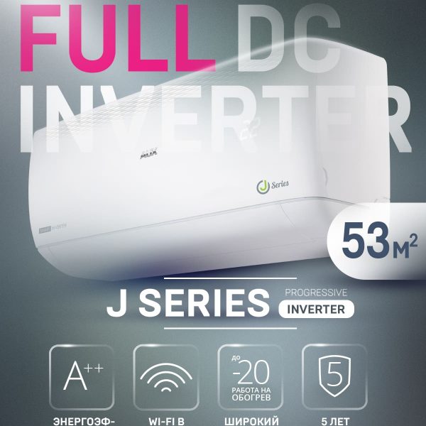 Настенная сплит-система AUX ASW-H18A4/JD-R2DI (v1) + AS-H18A4/JD-R2DI (v1), белый